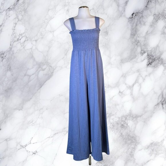 Roxy Just Passing By Jumpsuit in Wild Wind Blue - Picture 4 of 12